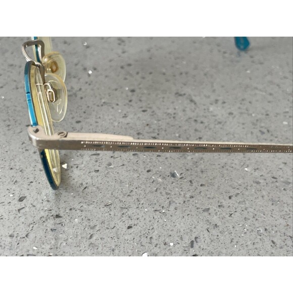 FRATELLI LOZZA DESIGN EYEGLASSES FRAMES ONLY ITALY Benny Blue 44-19-125 full rim - Picture 4 of 12